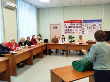 Проведение занятий со слушателями в учебном центре МБУ "Гражданская защита"